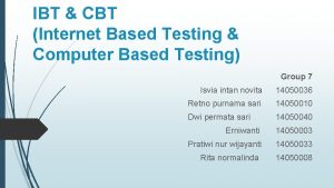 Cbt ibt