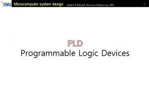 Microcomputer system design NAM S B MDLAB Electronic