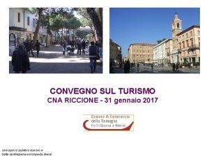 CONVEGNO SUL TURISMO CNA RICCIONE 31 gennaio 2017