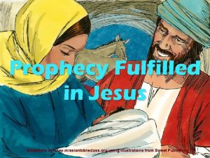 Prophecy Fulfilled in Jesus Cover Prophecies Fulfilled in