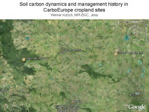 Soil carbon dynamics and management history in Carbo