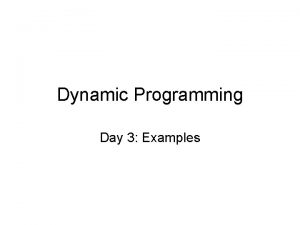 Dynamic Programming Day 3 Examples Longest Common Subsequence
