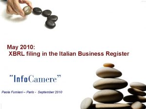 May 2010 XBRL filing in the Italian Business