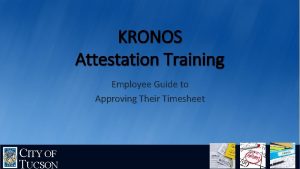 Kronos attestation