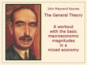 John Maynard Keynes The General Theory A workout