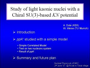Study of light kaonic nuclei with a Chiral