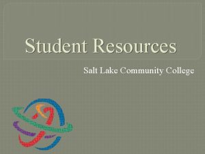 Student Resources Salt Lake Community College Student Employment