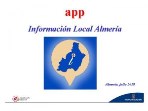 app Informacin Local Almera julio 2018 Informacin Local