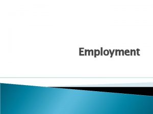 Employment Revision Which level of education is compulsory
