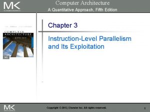 Computer Architecture A Quantitative Approach Fifth Edition Chapter