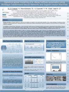 decay Statistical global modeling of halflives systematics using