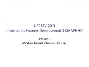 UFCE 8 V20 3 Information Systems Development 3