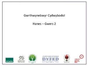 Gwrthwynebwyr Cydwybodol Hanes Gwers 2 Nodau Er mwyn