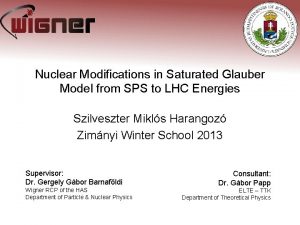 Nuclear Modifications in Saturated Glauber Model from SPS