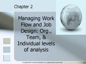 Chapter 2 Managing Work Flow and Job Design