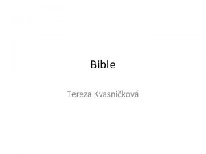 Bible Tereza Kvasnikov asov osa 3500 1200 p