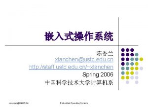 xlanchenustc edu cn http staff ustc edu cnxlanchen