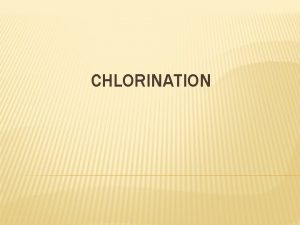 CHLORINATION DISINFECTION PHYSICAL UV RADIATION HEAT MEMBRANE FILTERS