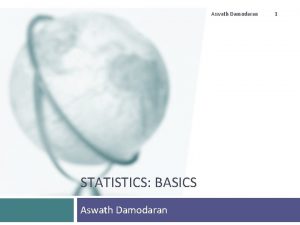 Damodaran statistics