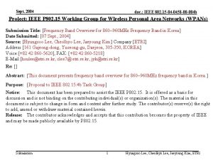 Sept 2004 doc IEEE 802 15 04 0458