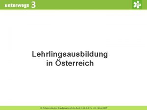 3 Lehrlingsausbildung in sterreich sterreichischer Bundesverlag Schulbuch Gmb