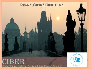 PRAHA ESK REPUBLIKA ICE BREAKER Raise your hand