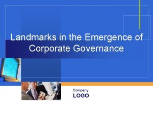 Landmarks in the Emergence of Corporate Governance Company