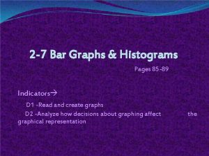 2 7 Bar Graphs Histograms Pages 85 89