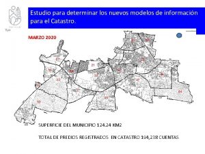 Estudio para determinar los nuevos modelos de informacin