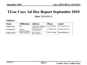 September 2010 doc IEEE 802 11 101122 r