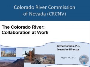 Colorado River Commission of Nevada CRCNV The Colorado
