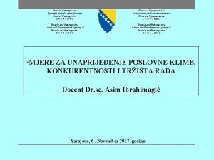 Bosna i Hercegovina Agencija za rad i zapoljavanje