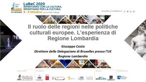 Il ruolo delle regioni nelle politiche culturali europee