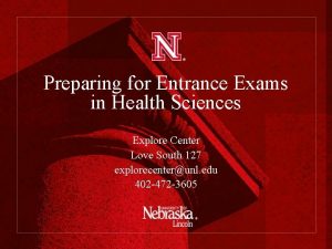 Preparing for Entrance Exams in Health Sciences Explore