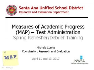 Santa Ana Unified School District Research and Evaluation