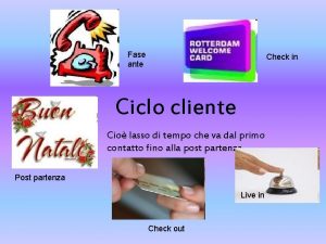 Fase ante Check in Ciclo cliente Cio lasso