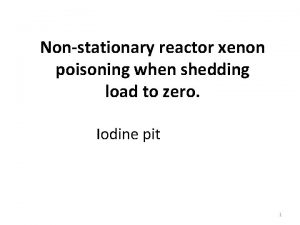 Nonstationary reactor xenon poisoning when shedding load to