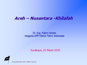 Fahmi amhar hizbut tahrir