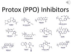 Protox PPO Inhibitors Protox PPO Inhibitors Diphenylethers 8