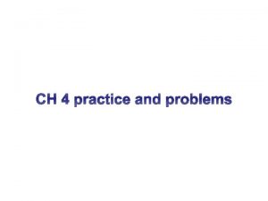 CH 4 practice and problems Phase difference We