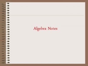 Algebra Notes Writing Algebraic Expressions Let Statement math