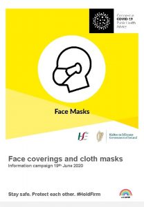 Face coverings and cloth masks Information campaign 19