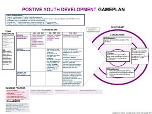 POSTIVE YOUTH DEVELOPMENT GAMEPLAN CrossCutting Priorities Support the