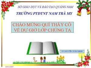 S GIO DC V O TO QUNG NAM