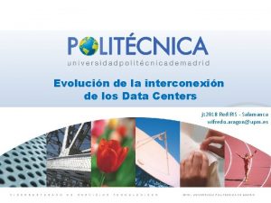 Evolucin de la interconexin de los Data Centers