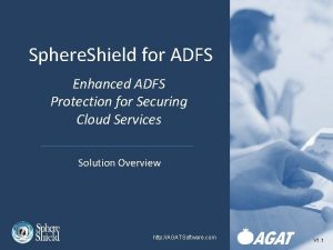 Sphere Shield for ADFS Enhanced ADFS Protection for