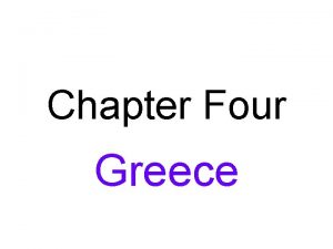 Chapter Four Greece Aegean Civilization 1 Minoan Culture
