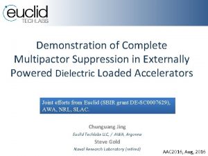 Demonstration of Complete Multipactor Suppression in Externally Powered