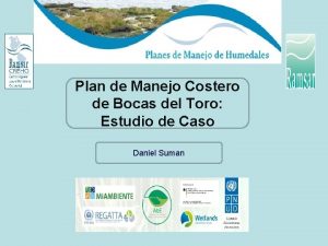 Plan de Manejo Costero de Bocas del Toro