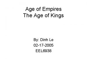 Age of Empires The Age of Kings By